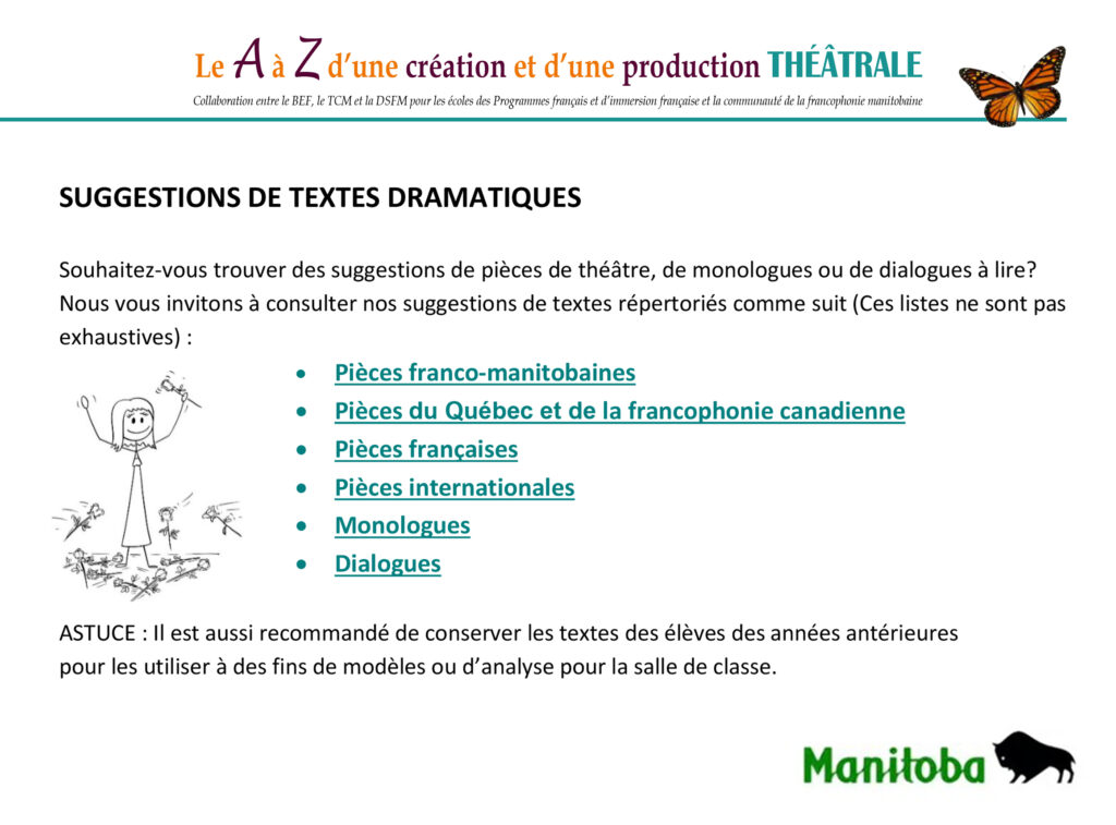 suggestions textes dramatiques